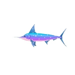 Cosmic Glitter Swordfish